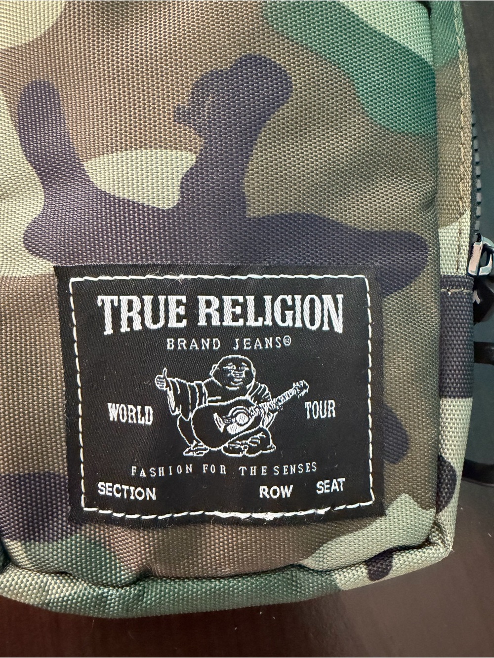 True Religion Women's Camo Crossbody Bag - Green